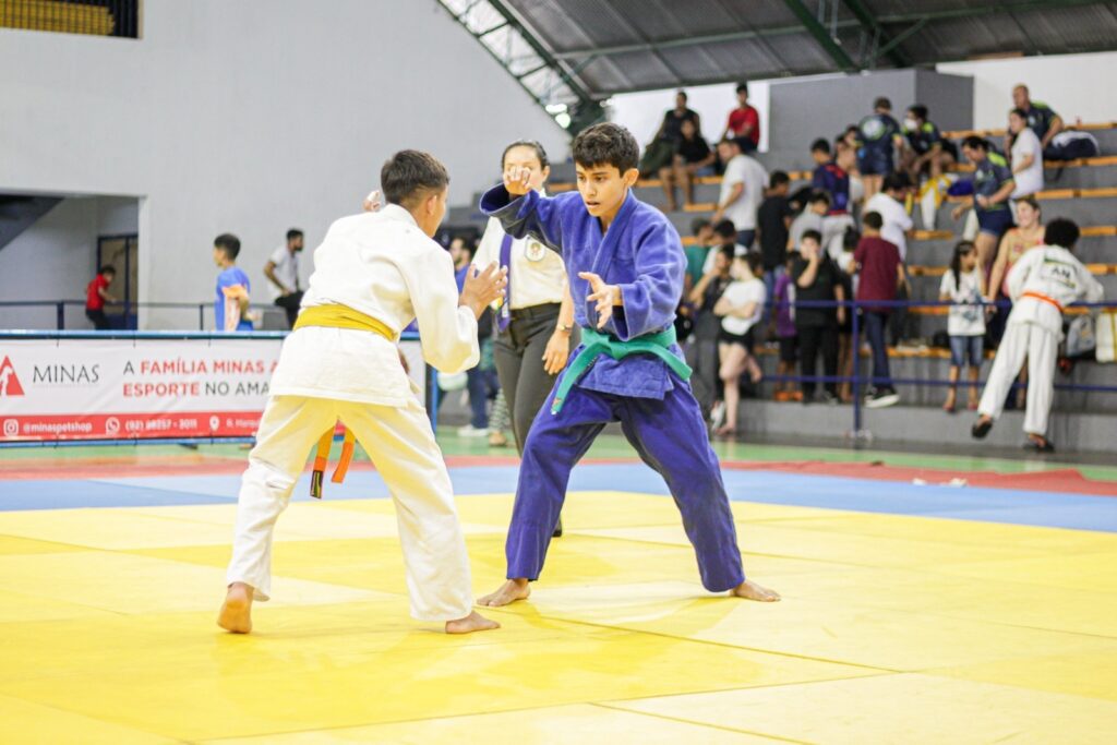 Arena Amadeu Teixeira é palco do North Games Challenge 1 SEDEL Copa de Judo no Renne Monteiro FOTO Divulgacao Sedel