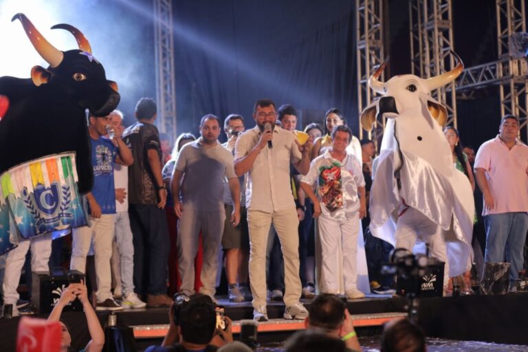 Governador Wilson Lima lança 57º Festival de Parintins no Bumbódromo e reafirma compromisso com geração de emprego e renda na cidade