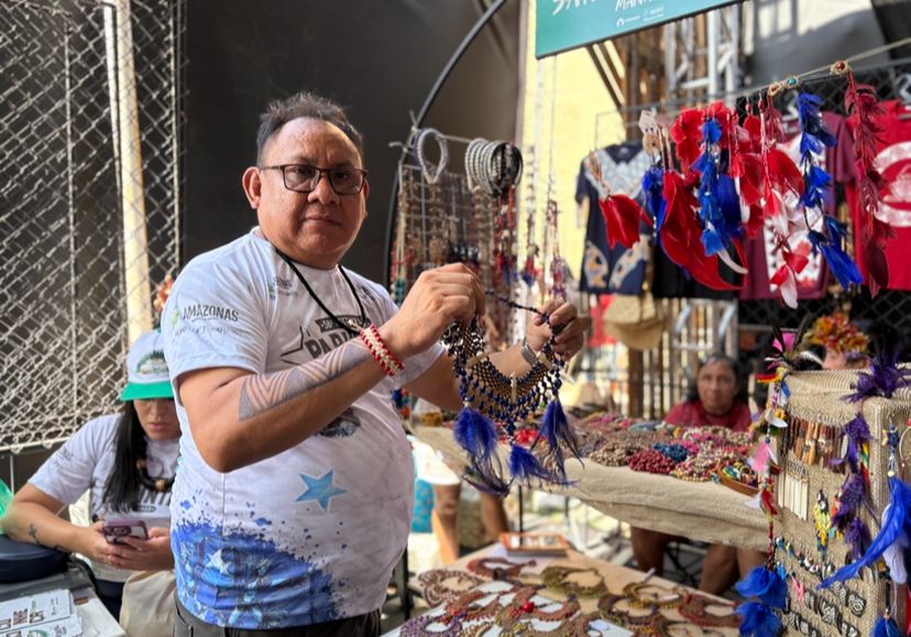 Festival de Parintins 2025: Torcedores dos bois podem adquirir produtos na 5° Feira de artesanato indígena 4 Feira artesanto fepiam 04