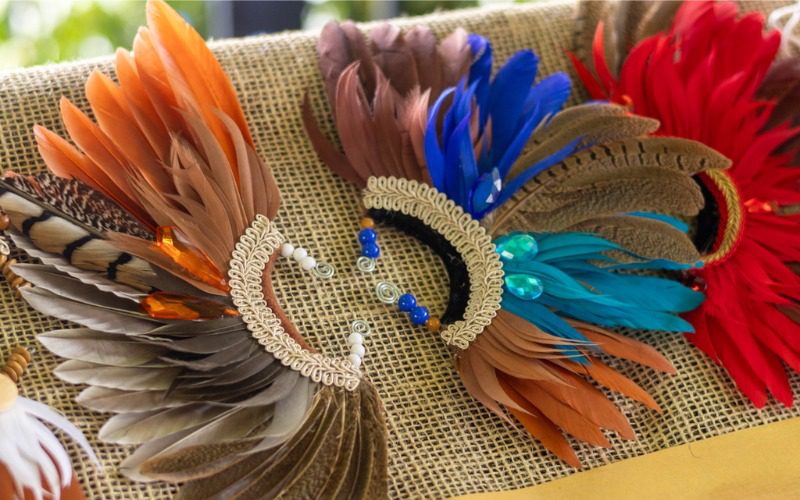 Festival de Parintins 2025: Setemp reforça orientação sobre proibição do uso de penas e partes de animais silvestres na Mostra de Artesanato e Economia Solidária 3 WhatsApp Image 2025 06 26 at 12.11.46