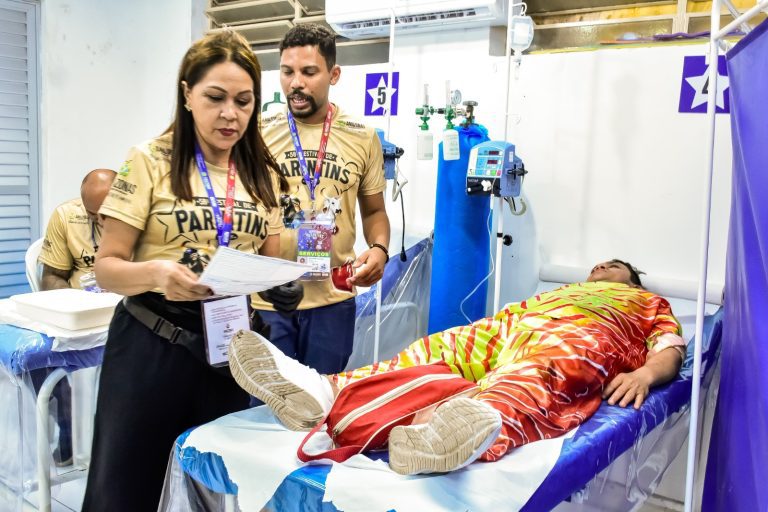 Festival de Parintins 2025: SES-AM registra mais de 2,8 mil atendimentos de saúde no primeiro dia de apresentações no Bumbódromo