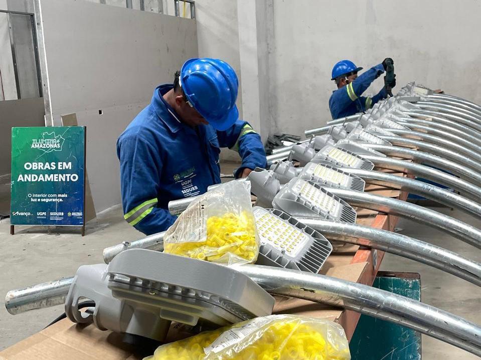 Governo do Amazonas inicia modernização da iluminação pública de Jutaí e Japurá 4 Governo do Amazonas inicia modernização da iluminação pública de Jutaí e Japurá