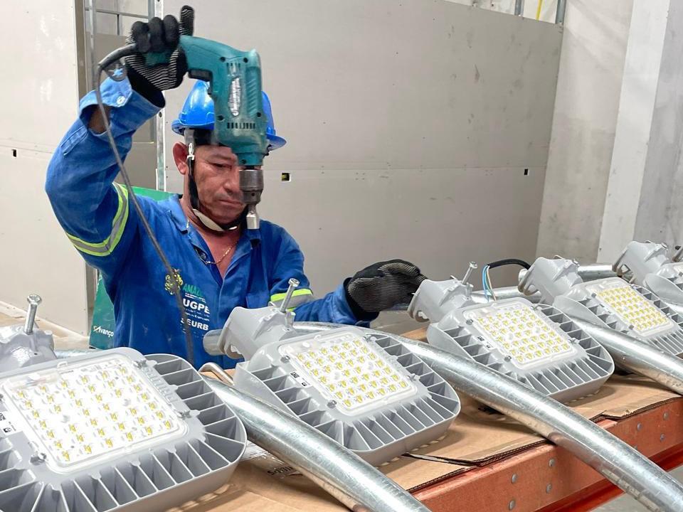 Governo do Amazonas inicia modernização da iluminação pública de Jutaí e Japurá 3 Governo do Amazonas inicia modernização da iluminação pública de Jutaí e Japurá