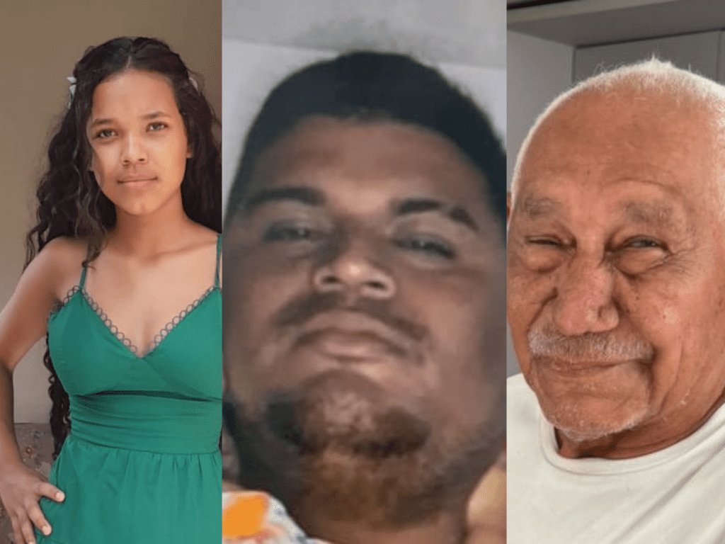 Polícia Civil divulga imagens de dois homens e uma adolescente que desapareceram em Manaus