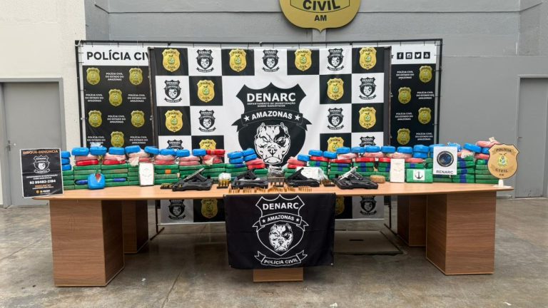PC-AM desarticula centro de guarda e distribuição de drogas na zona norte e causa prejuízo de R$ 10,4 milhões ao narcotráfico