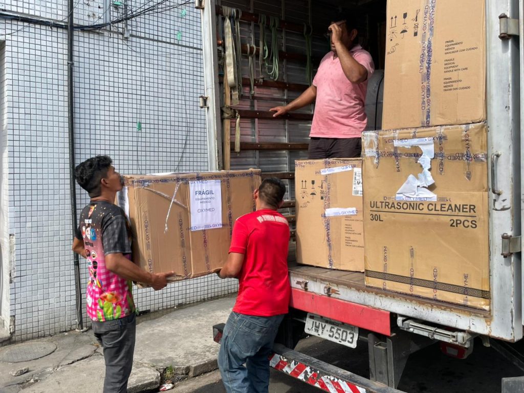 Complexo Hospitalar Sul recebe equipamentos de ponta para o 28 de Agosto e Instituto Dona Lindu