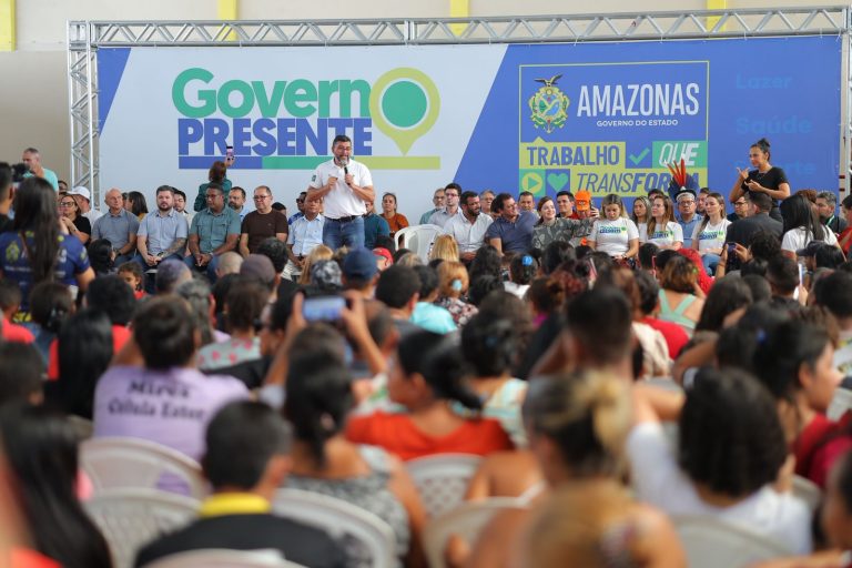 Governador Wilson Lima dá início à 25ª edição do Governo Presente no Grande Vitória, na zona leste de Manaus