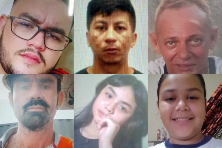 Polícia Civil divulga imagem de seis pessoas que desapareceram em Manaus
