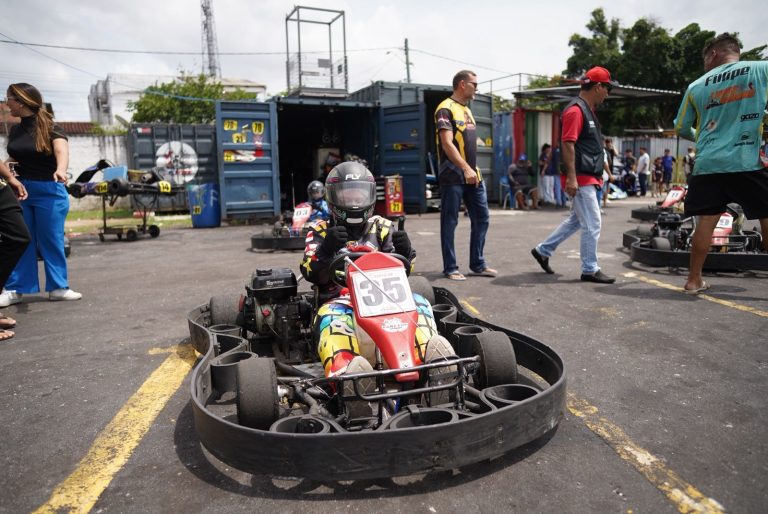 Governo do Amazonas inicia aulas de kart na Vila Olímpica de Manaus