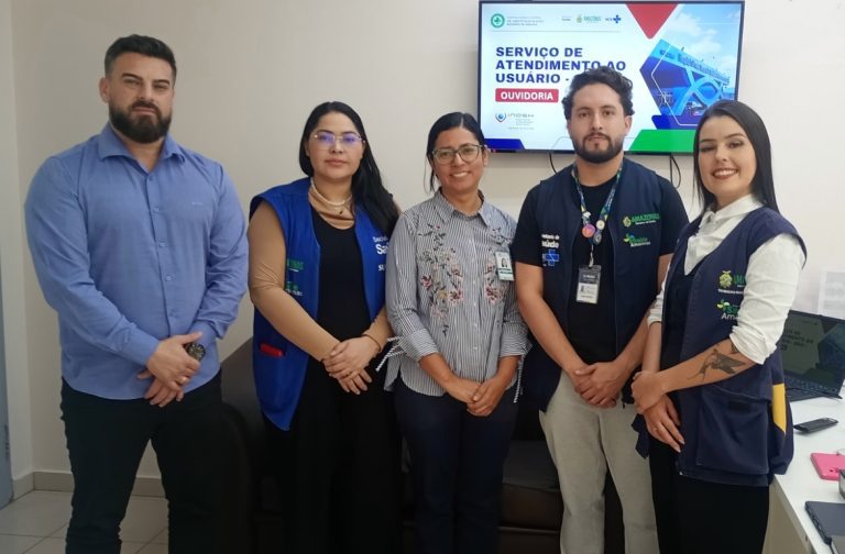 HPS Platão Araújo recebe visita técnica da Ouvidoria do SUS, que ressalta a qualidade do atendimento