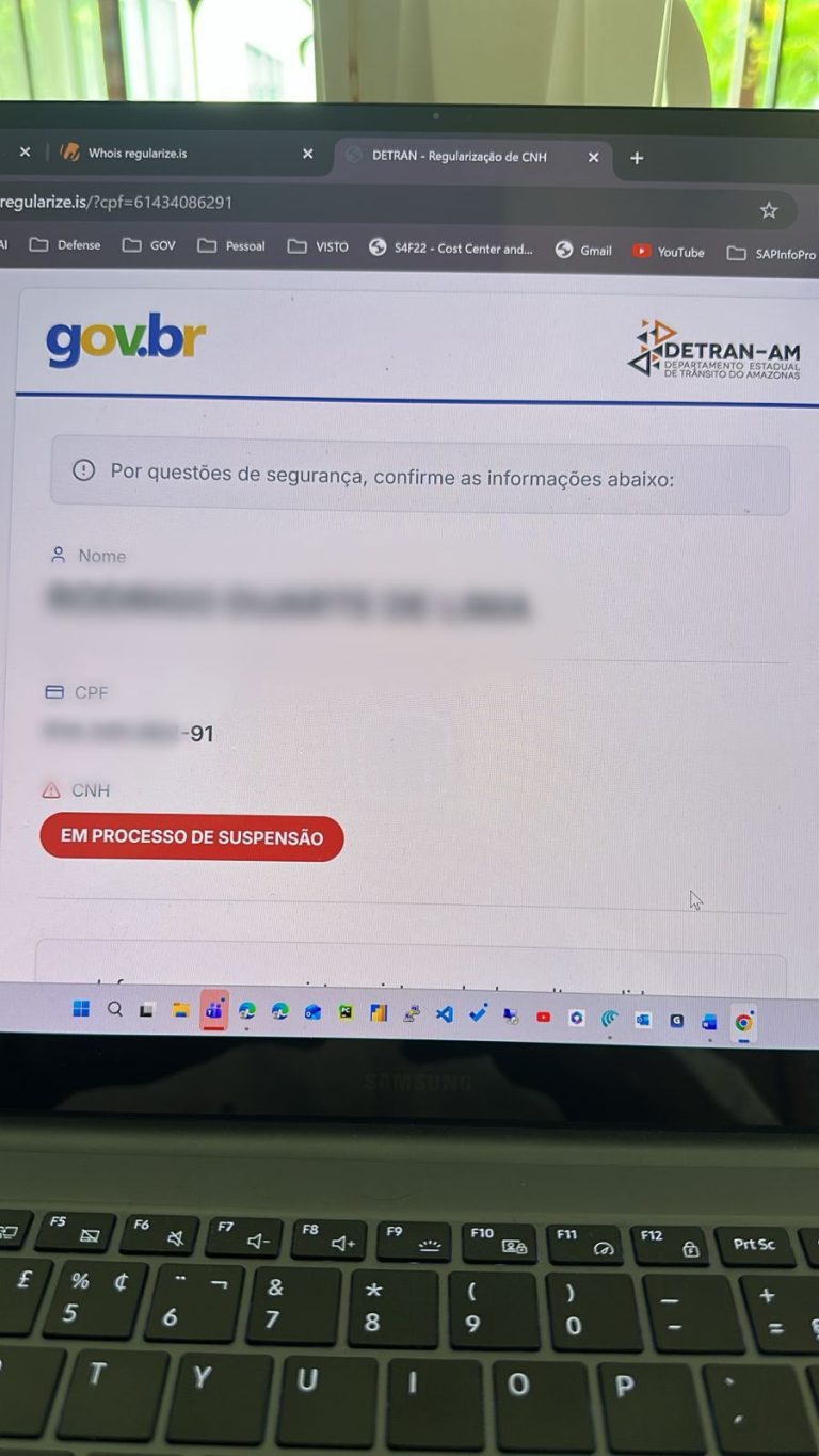 Detran-AM alerta para novo golpe via WhatsApp