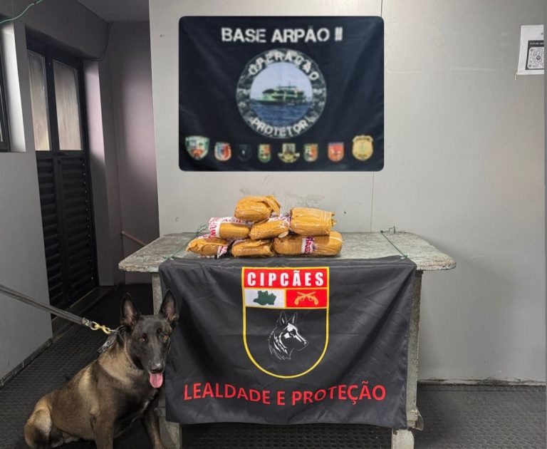 Base Arpão 2: PMAM apreende 15 quilos de drogas em duas ações na mesma embarcação.
