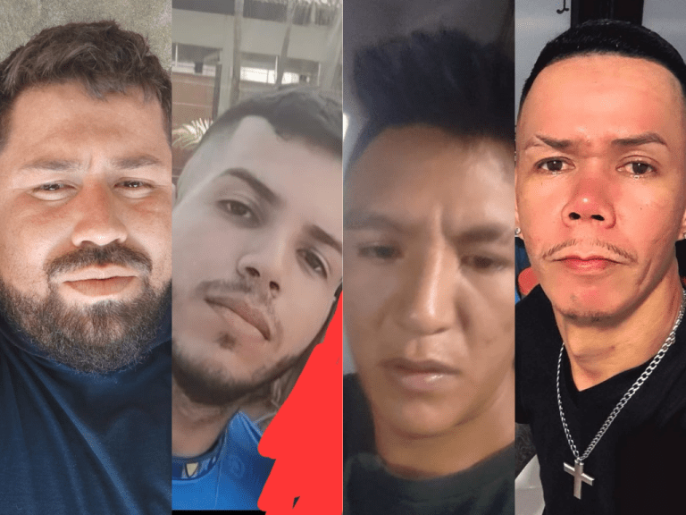 PC-AM solicita divulgação das imagens de quatro homens que desapareceram em Manaus