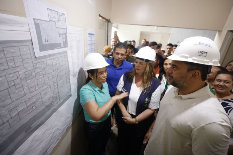 Governador Wilson Lima vistoria mutirão de cirurgias de catarata e reforma de hospital em Rio Preto da Eva