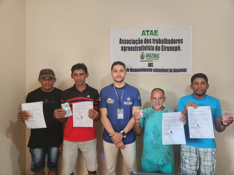Com assistência técnica do Idam, seringueiros de Eirunepé acessam pagamento da subvenção estadual da borracha