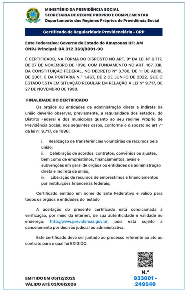 Foto: Reprodução/Agência Amazonas