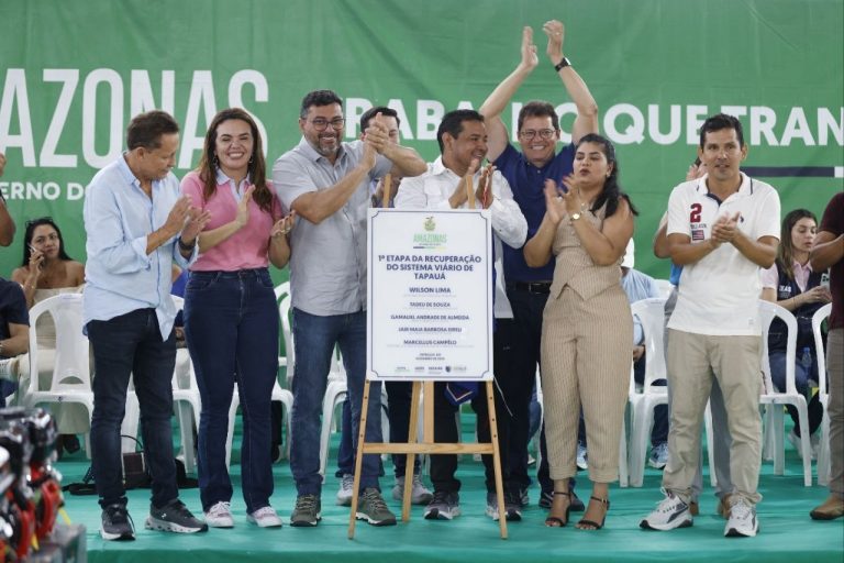 Asfalta Amazonas: Governador Wilson Lima entrega primeira etapa das obras em Tapauá