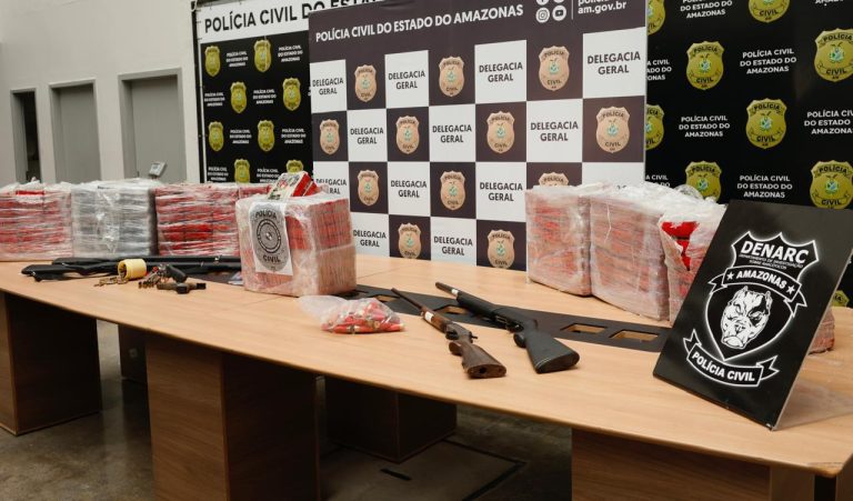 Operação Iara: PCPA e PC-AM apreendem 250 quilos de cocaína e bloqueiam R$ 4,8 milhões do crime organizado